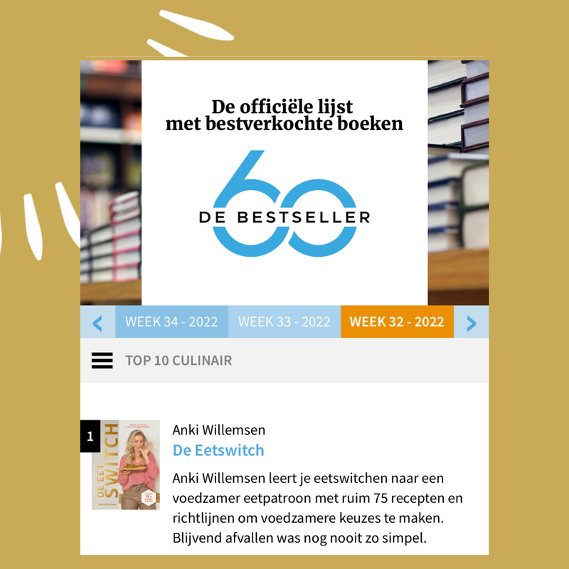 UITVERKOCHT - De Eetswitch Receptenboek