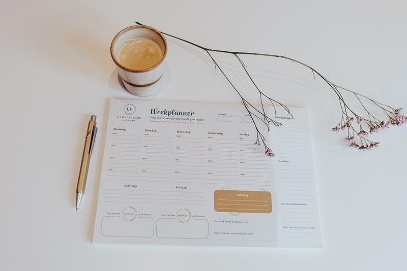 Lazyfitgirl Weekplanner